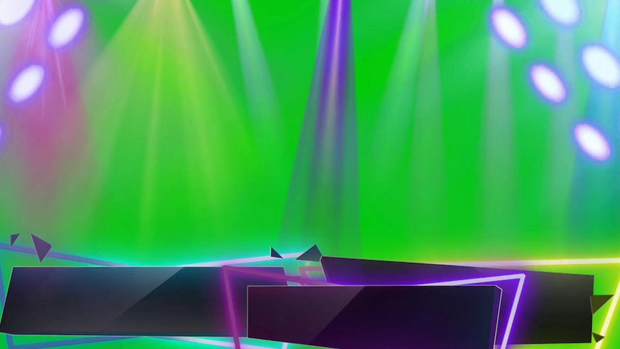 green Screen DJ light background video