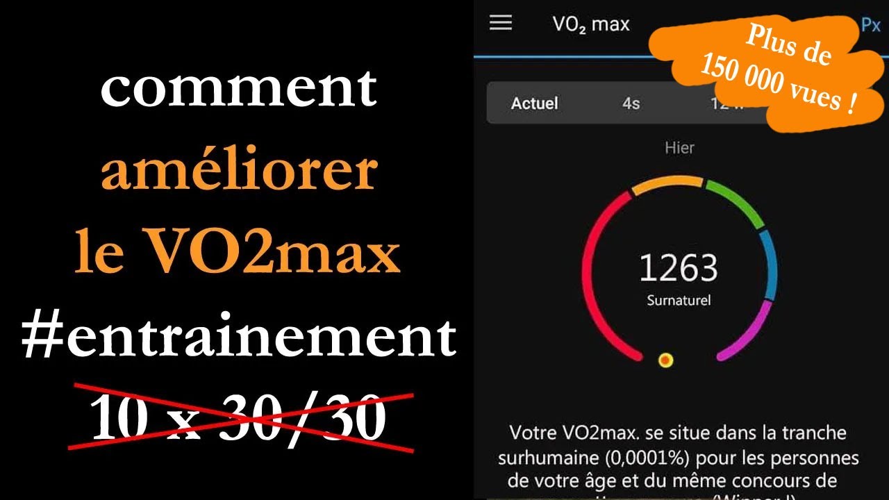 Comment améliorer son VO2max par l'entrainement (pas en fractionné 10 x 30/30)