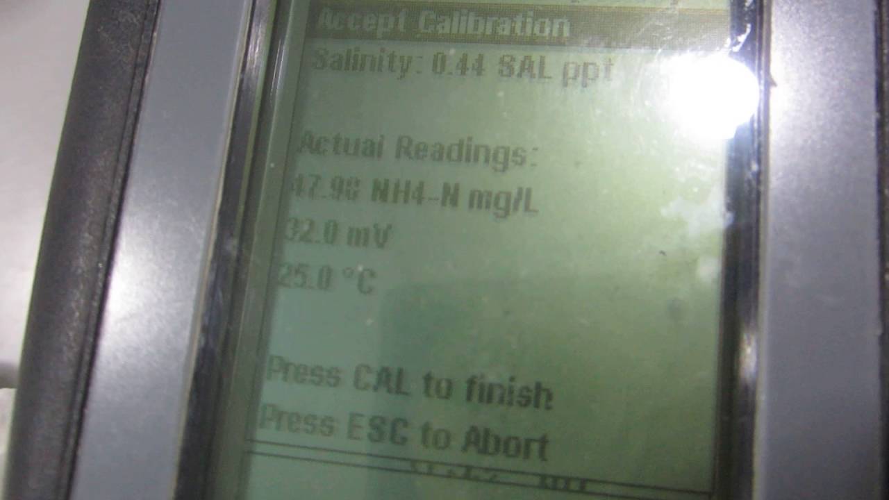 YSI Pro Plus Calibration 2
