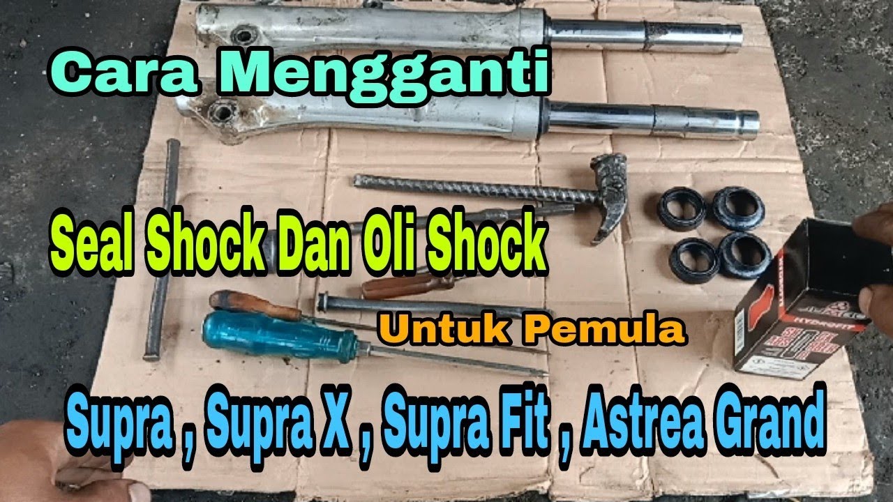 Cara Mengganti Seal Shock Depan Supra X Untuk Pemula @Asm Channel