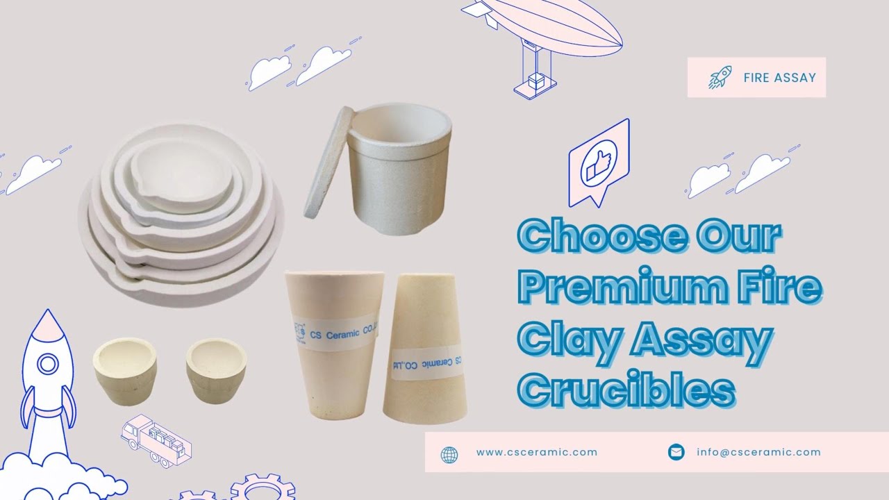 🔍Watch How Fire Assay Crucible Makers Create the Perfect Vessels for Melting Gold!