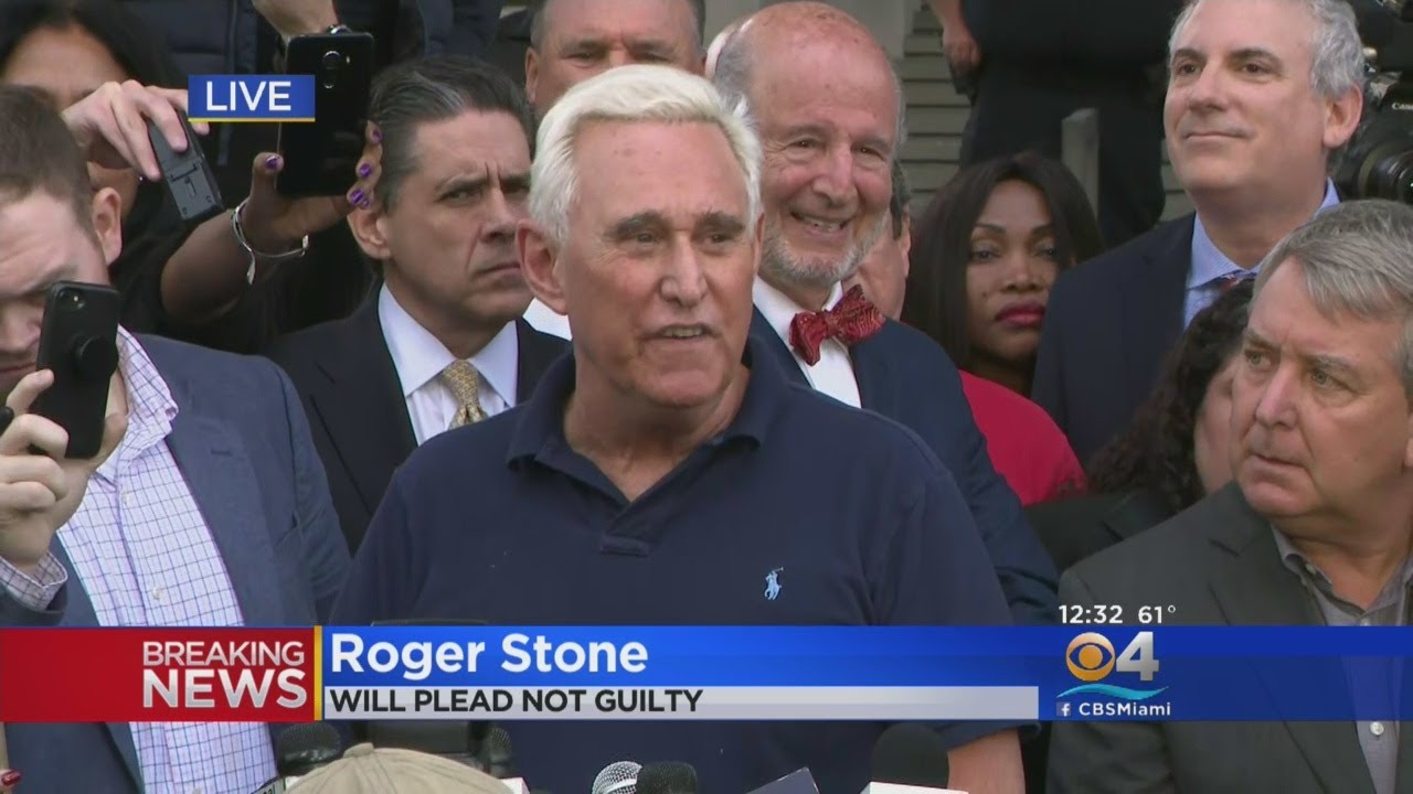 WEB EXTRA: Roger Stone Addresses Media After Arrest and Bond Hearing