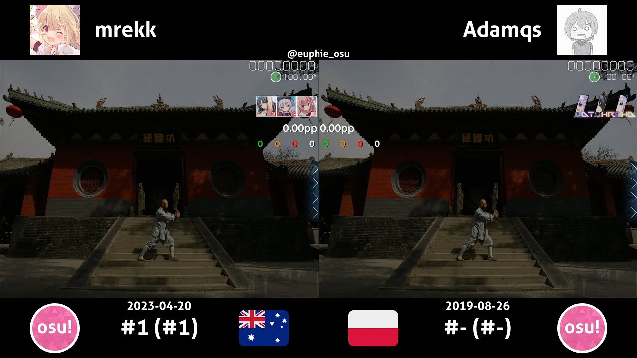 mrekk vs Adamqs | Jin Yan Xie - Dancing Kong Fu [Insane] +HDHRDT