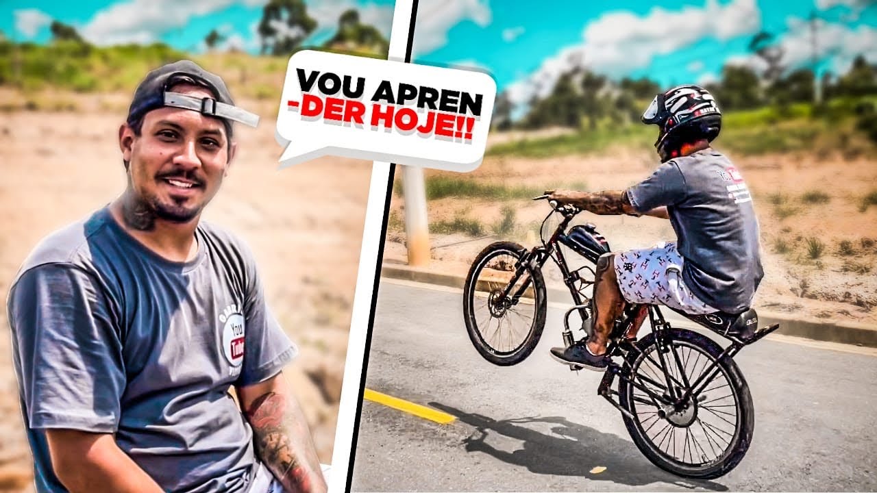 APRENDEU A EMPINAR A MOTORIZADA EM 10 MINUTOS
