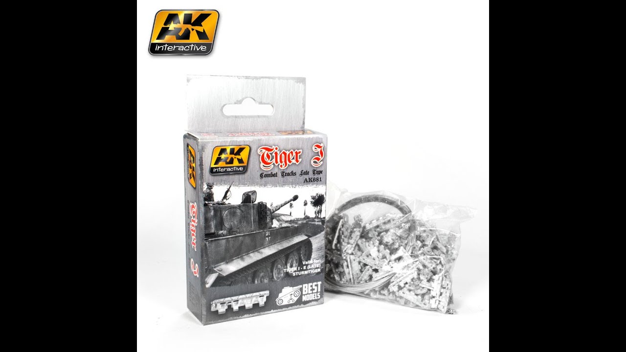 AK-Interactive : Tiger I Combat Tracks Late Type : 1/35 Scale Models : Product Review