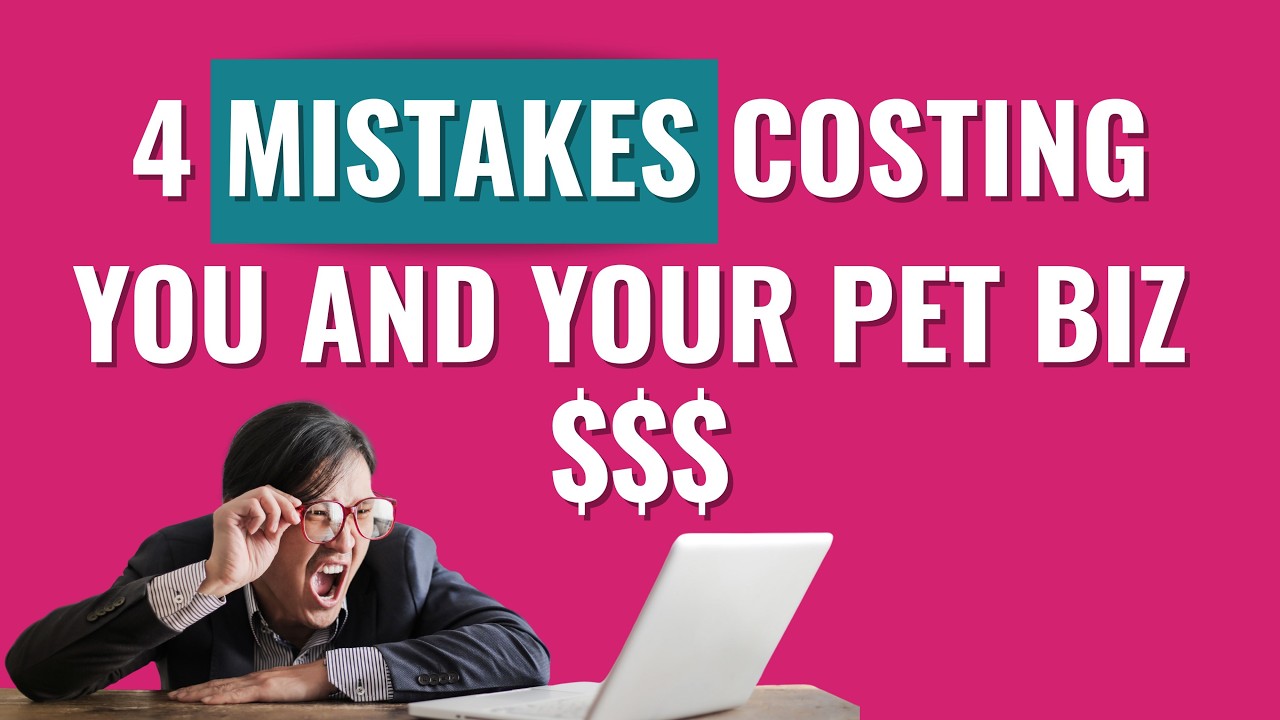 EPISODE 31: PART 3 - 4 Mistakes  Pet Sitters Make That Costs You  Time, Money, And More!
