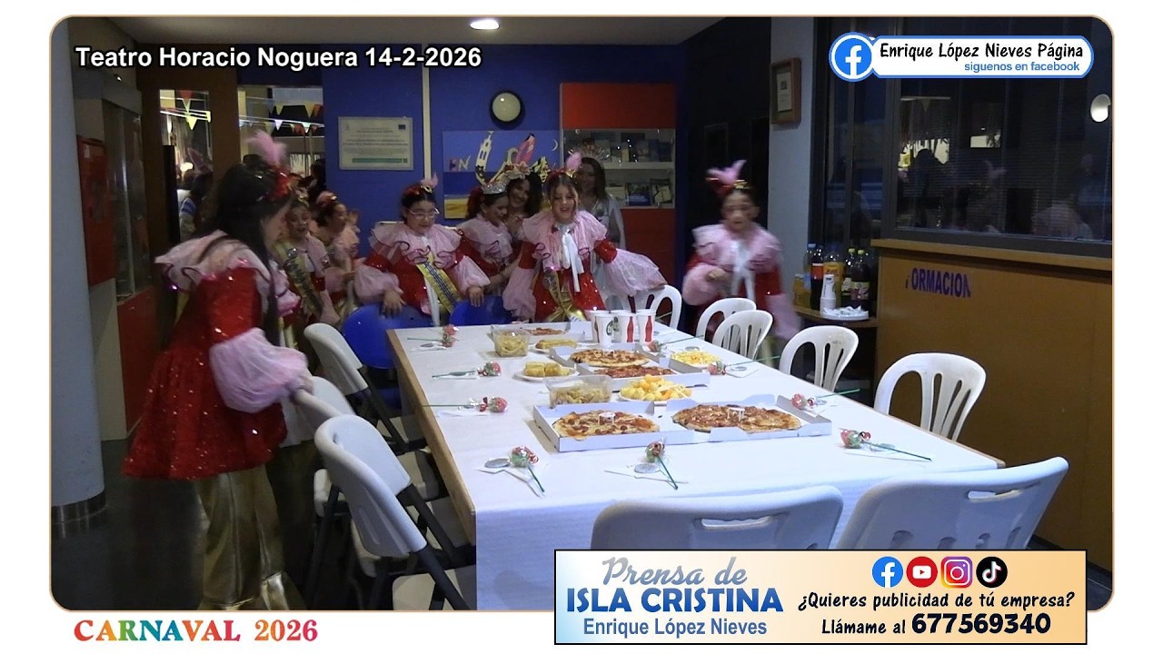 Sorpresa de Mari Carmen Beltrán a las Cortes del Carnaval // Isla Cristina 14-2-2026