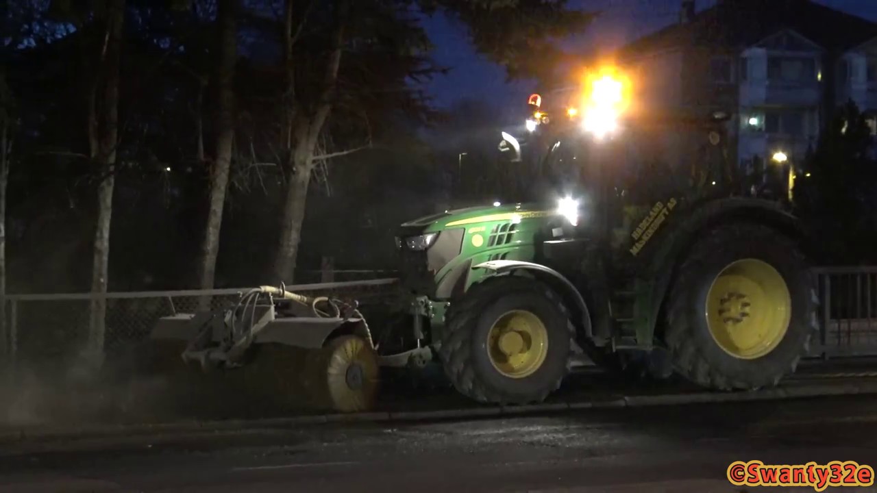 4K| Spring Street Cleaning - John Deere 6430, 6125R, 6150R, Scania R560 & Fendt 716 Vario