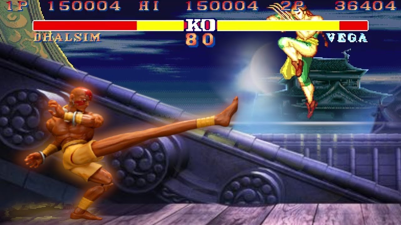💥 Dhalsim vs Vega [CLAW] 👊Duelo no Street Fighter 2 #sf2ce 25-12-10