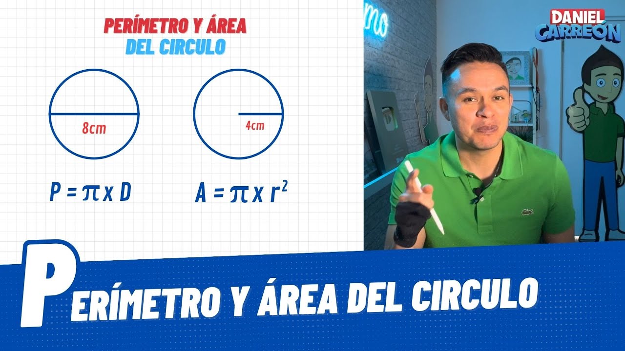 PERIMETRO Y ÁREA DEL CIRCULO Super facil - Para principiantes