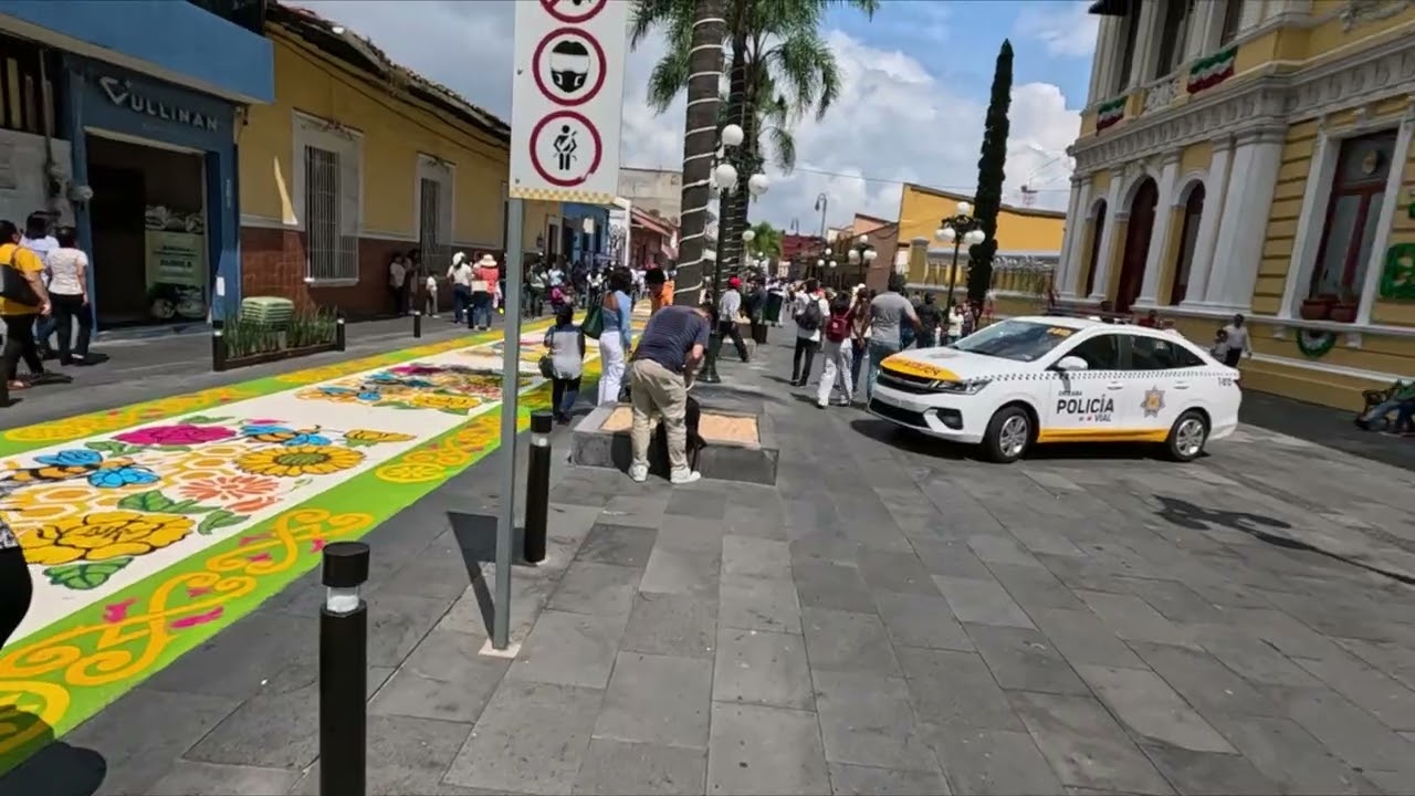 De paseo en el centro de la bella Orizaba, exposicion de tapetes, Septiembre 2025