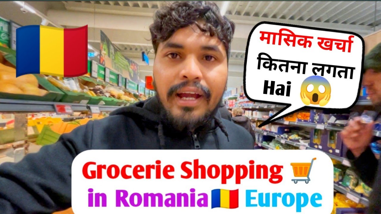 Monthly Groceries Expenses in Romania 🇷🇴 Europe