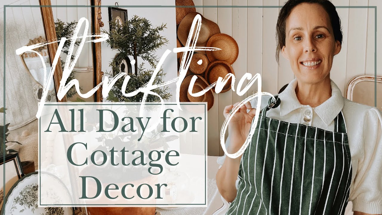ALL DAY (thrifting) for Cottage Home Decor + $14 haul