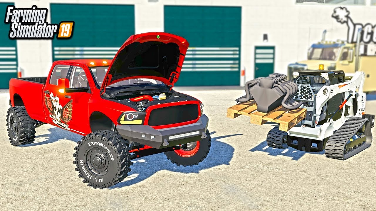 ENGINE SWAP IN SALVAGED RAM 