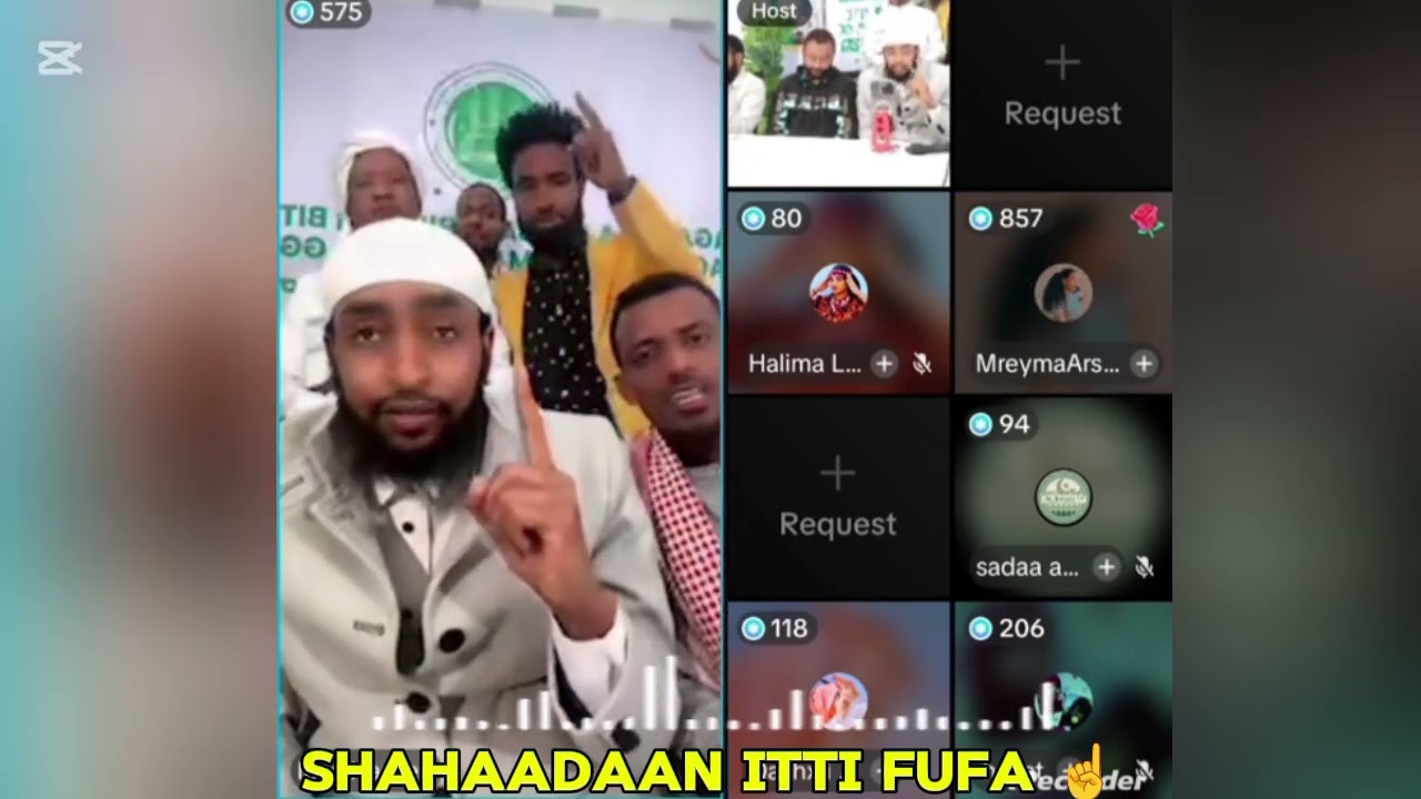 hubadhee dhufe jette maashaa allaah 