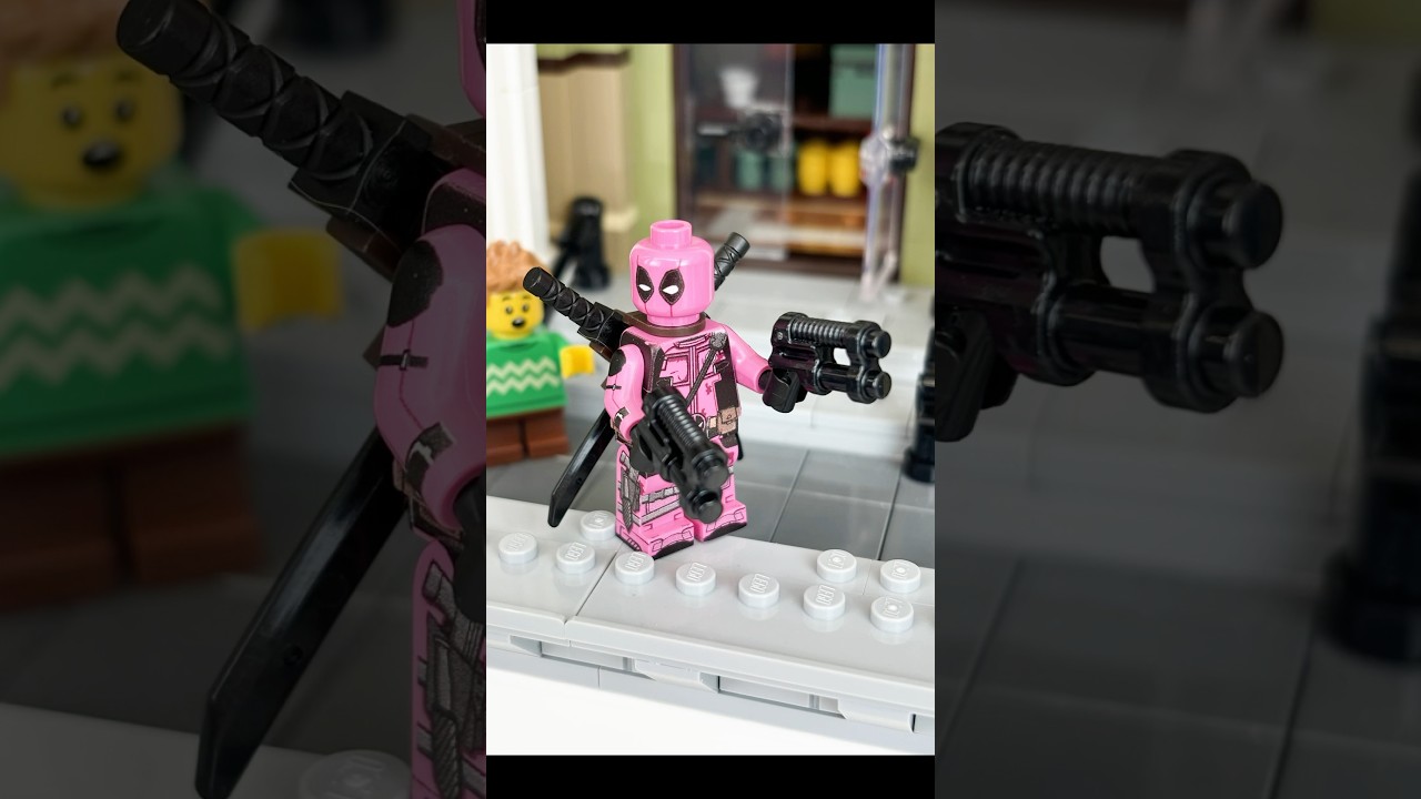 Why the pink suit? 