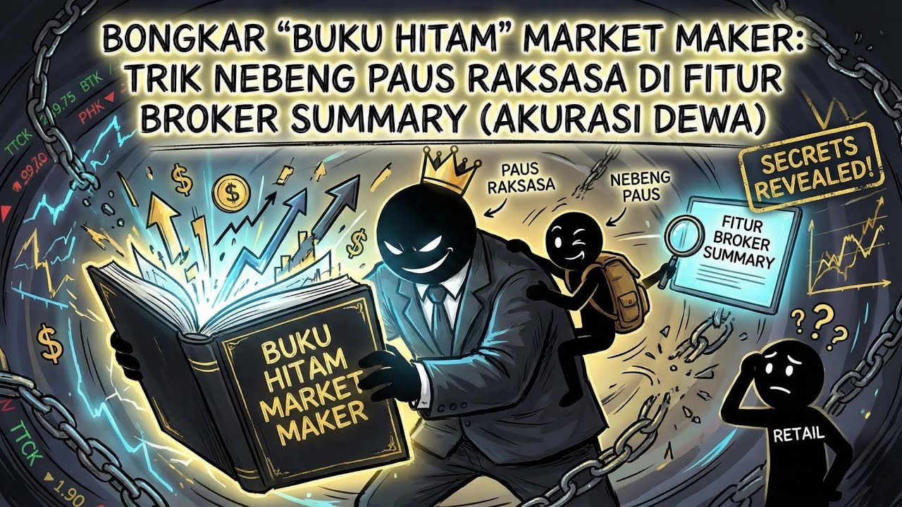 Bongkar 'Buku Hitam' Market Maker: Trik Nebeng Paus Raksasa di Fitur Broker Summary (Akurasi Dewa)
