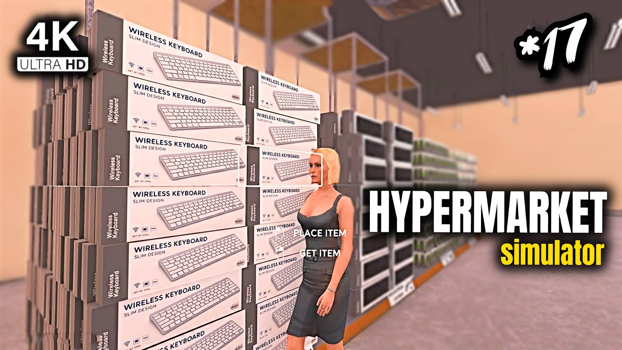 New Wireless Keyboard and Mouse! in Hypermarket Simulator! #17 Day 162 Lvl 70 +Reshade