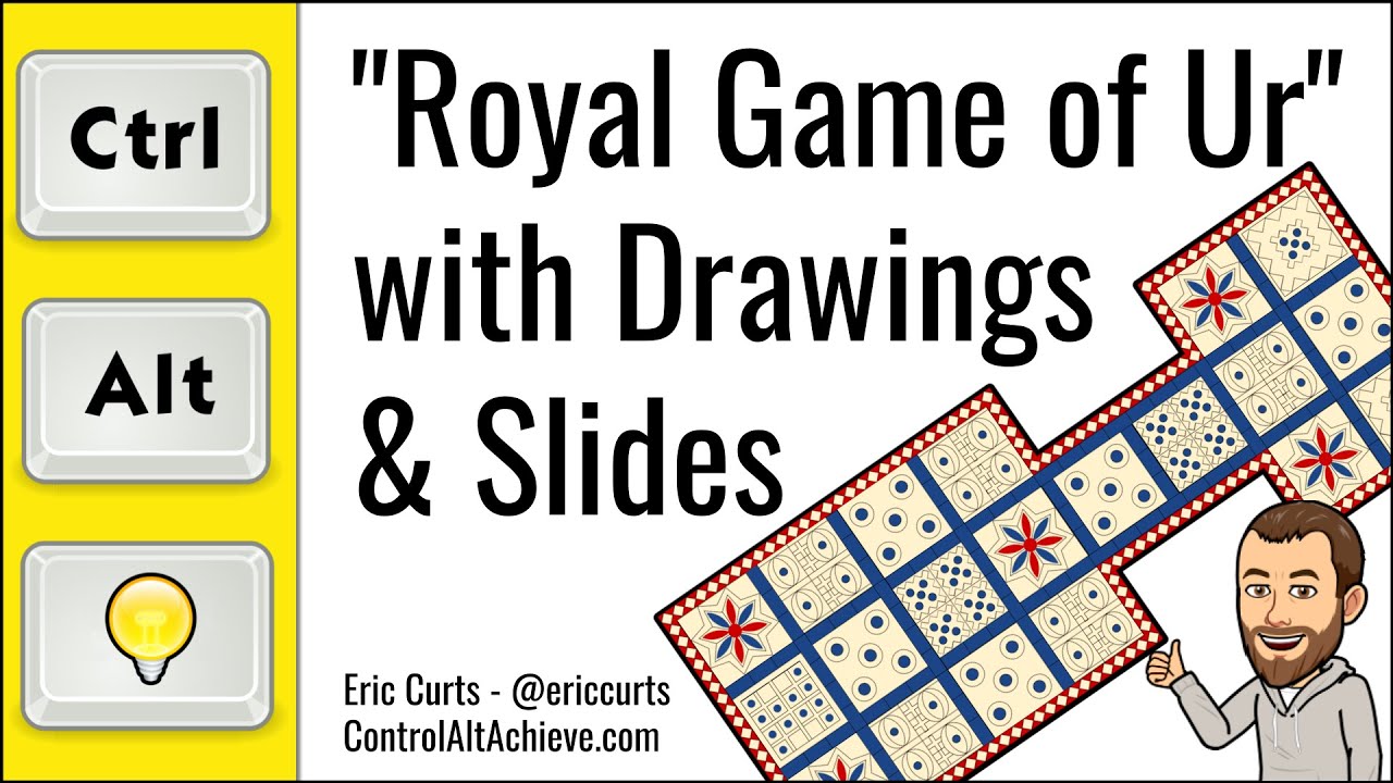 Play the "Royal Game of Ur" with Google Slides and Drawings