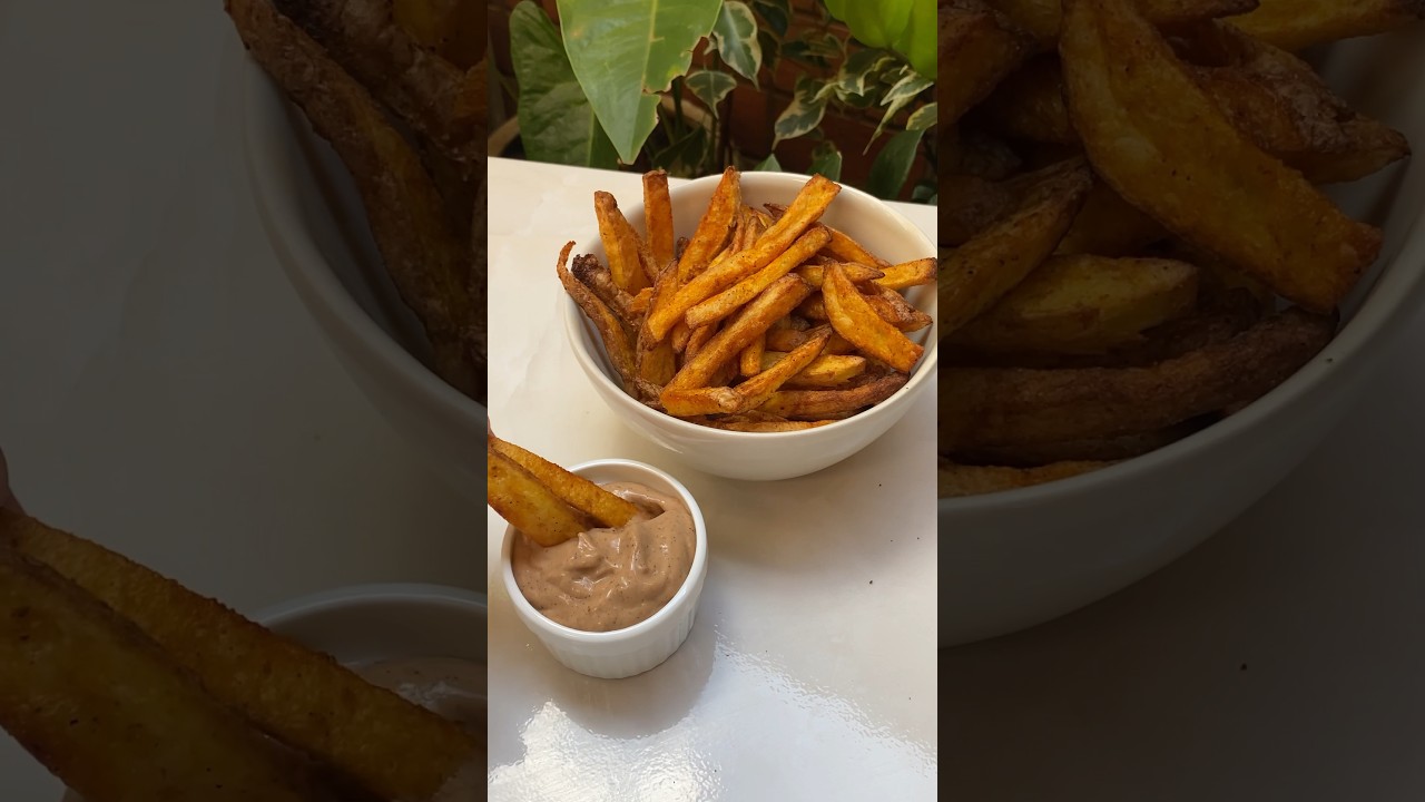 Batata frita crocante na airfryer
