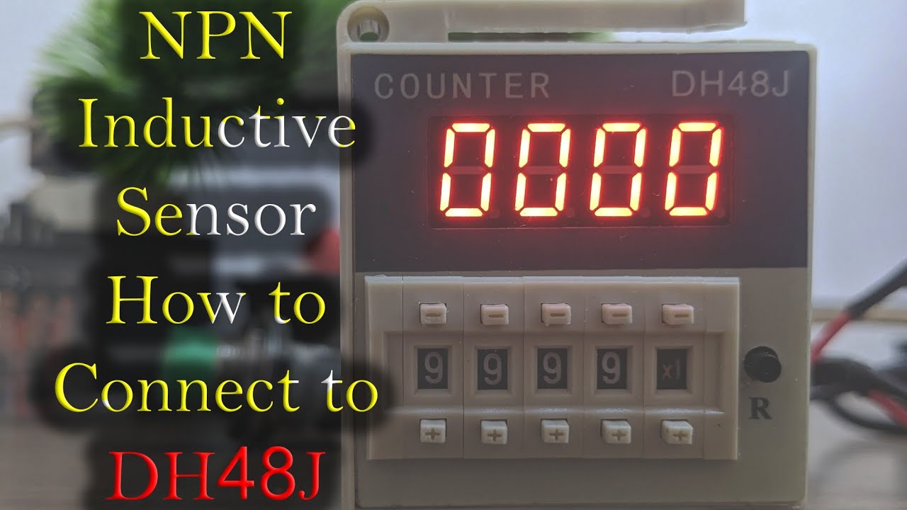DH48J Counter | How to Connect Proximity Sensor