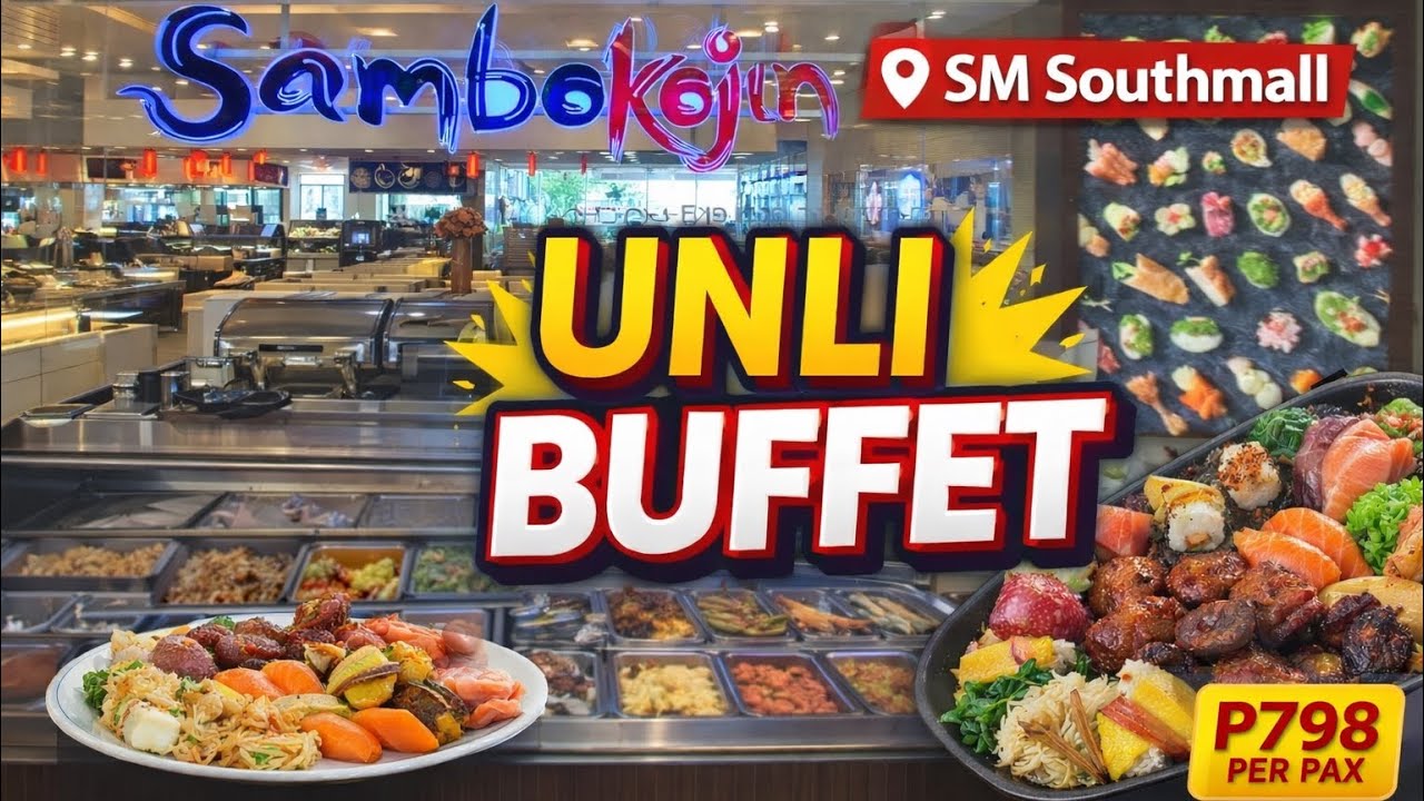 Sambokojin Unli Buffet @SM Southmall #SMSouthmall #unlibuffet #withgiftchecque @P798/pax