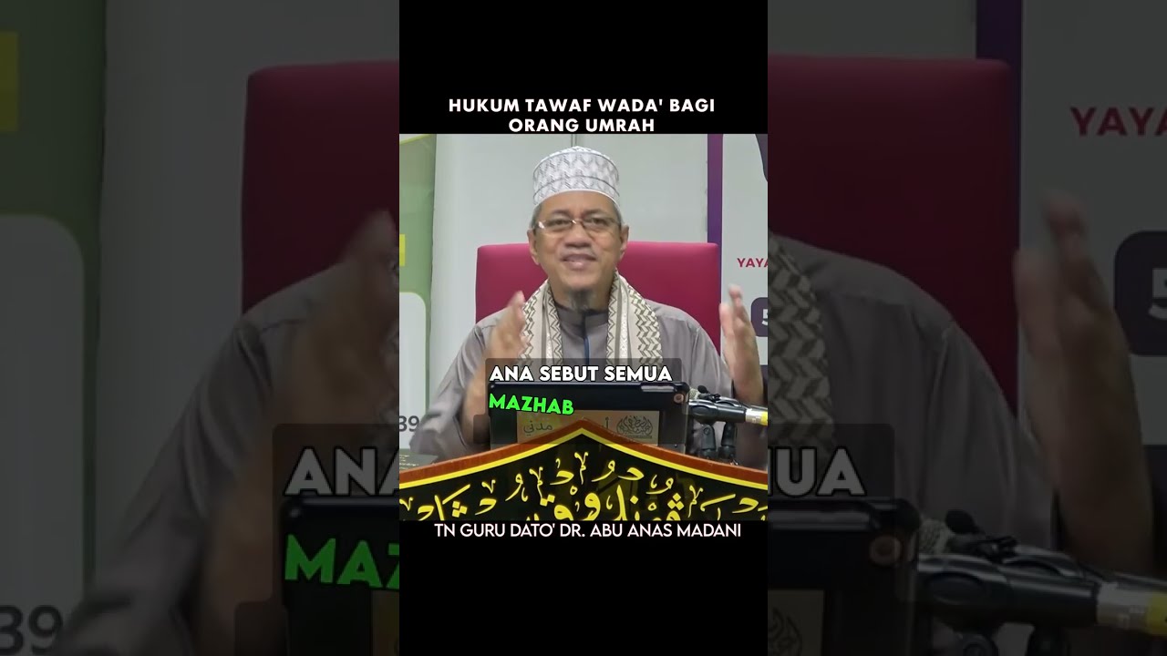 AAM 2021; Hukum tawaf wada' bagi orang umrah Nak Pergi Ke Taif.