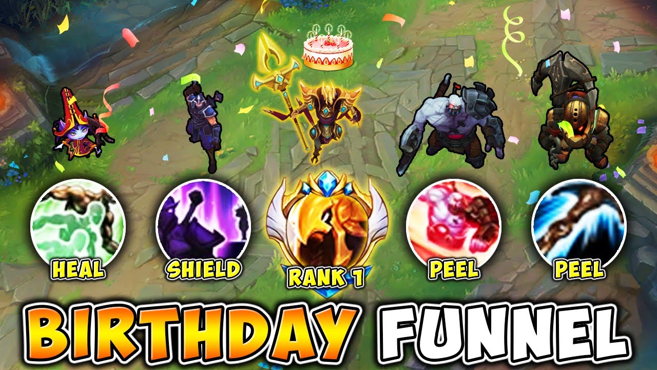 WE FUNNELED THE RANK 1 AZIR IN THE WORLD FOR HIS BIRTHDAY! (HE DROPS 37 KILLS)