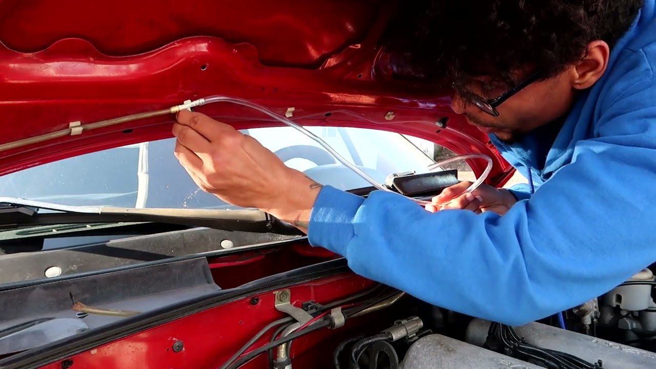 Na Miata Windshield Washer Hose Replacement