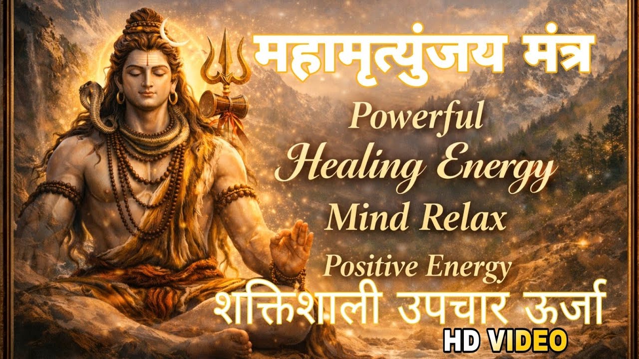 “महामृत्युंजय मंत्र | Powerful  Maha Mrityunjaya Mantra | Remove Negative Energy | Shiva Healing