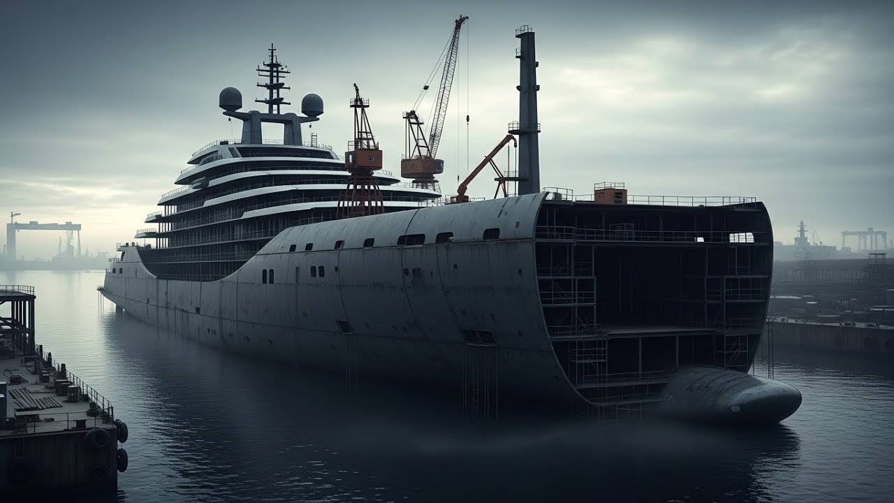 Mega Yacht Transformation - AI Builds $500M Luxury Yacht from Zero | ASMR Rich Lifestyle