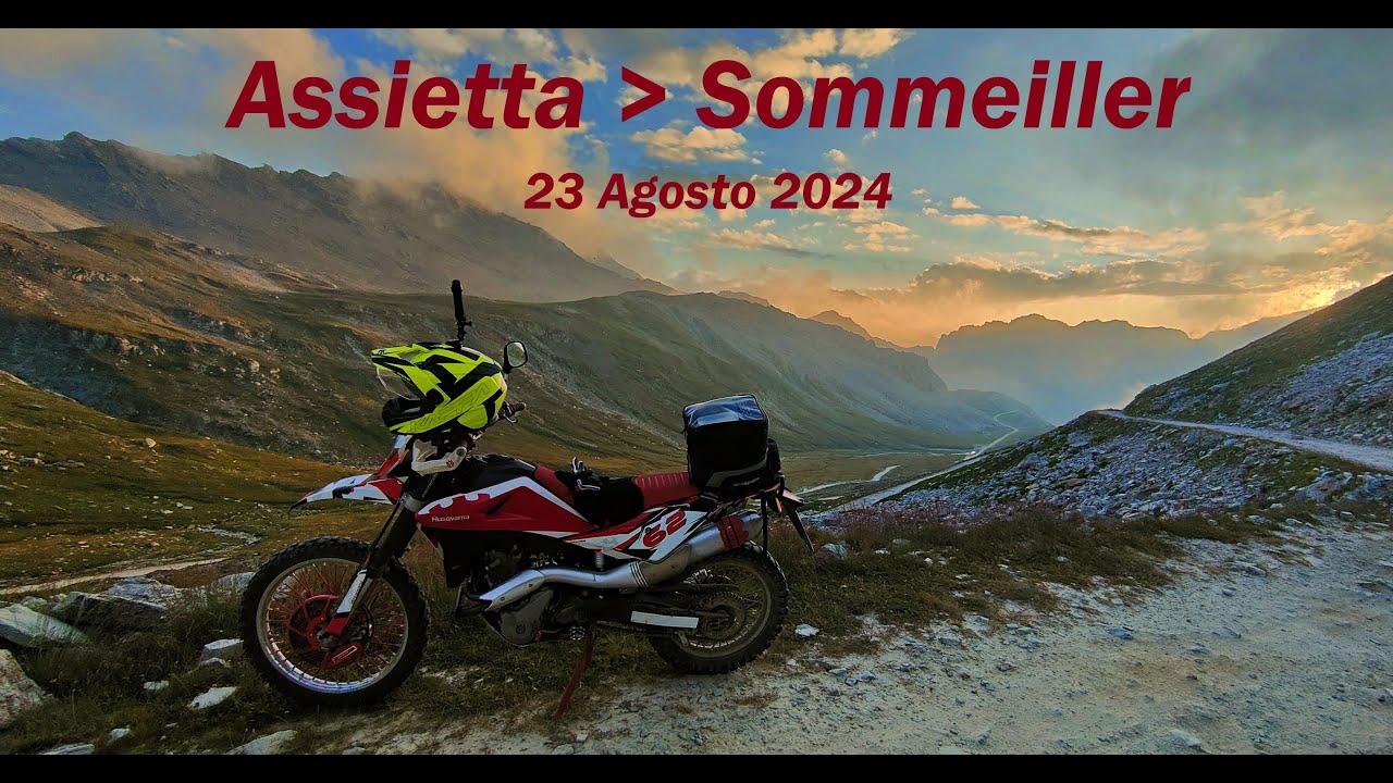 Wally & Terry dall'Assietta al Bivacco Sommeiller (23 Agosto 2024) Husqvarna TE630