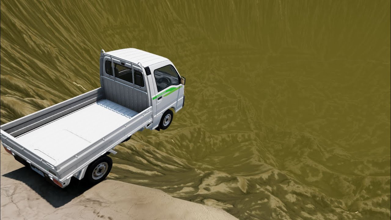 Epic High Speed Jumps In Volcano Canyon #2 - BeamNG.drive Crazy Jumps (Total Car Damage)