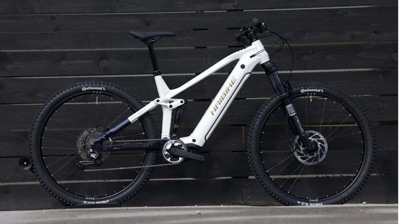 Haibike ALLTRAIL 8 - full suspension electric mountain bike - walk around