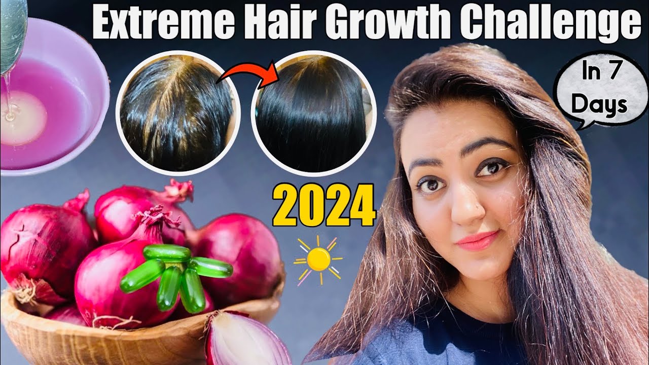 7 Days Extreme Hair Growth Challenge (2024) : Grow Your Hair Faster Thicker & Longer in 7 Days❤️