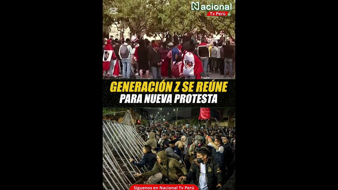 GENERACI&Oacute;N Z SE RE&Uacute;NE PARA NUEVA PROTESTA #generaci&oacute;nz #congresoper&uacute; #peru #noticias #ultimahora