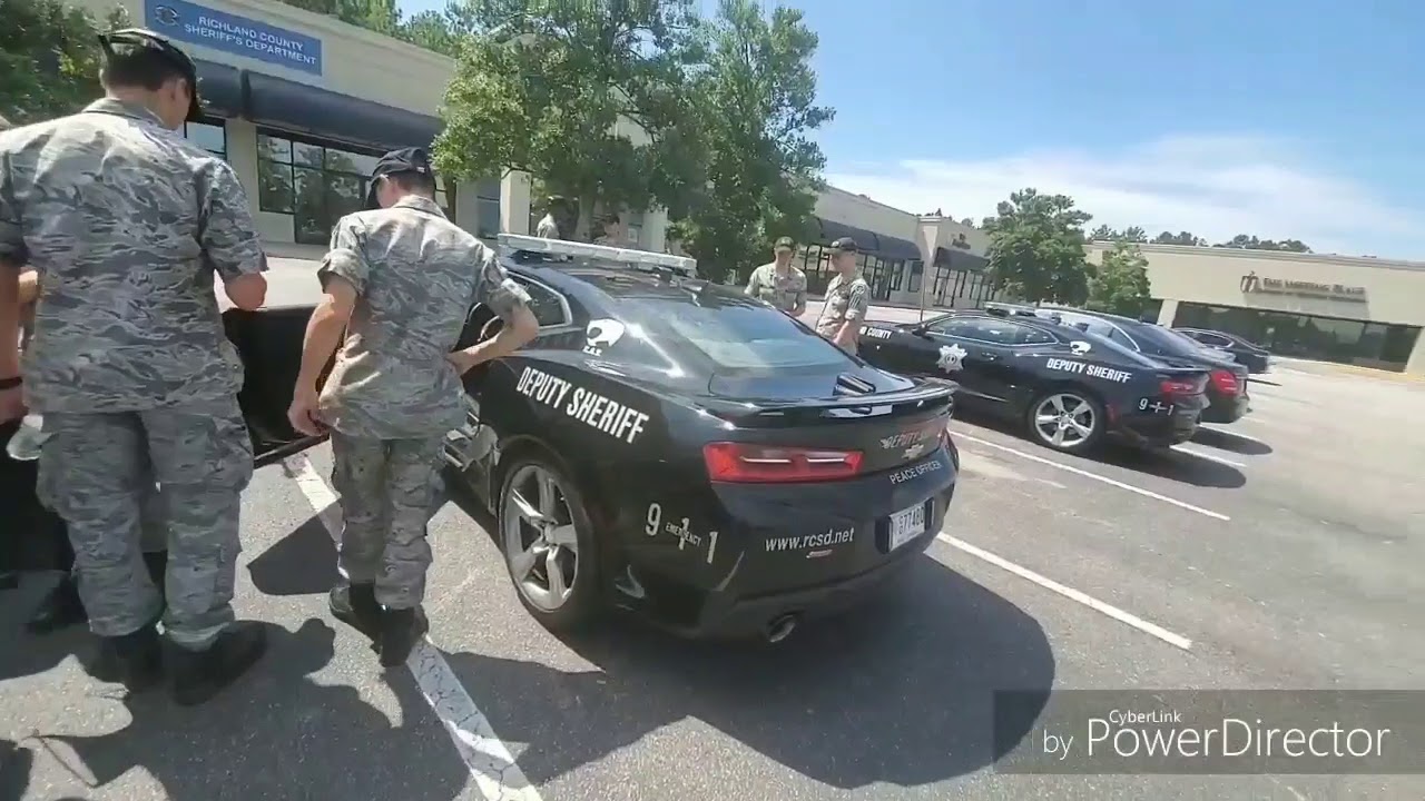 Brand new Cop Camaro (police chase)