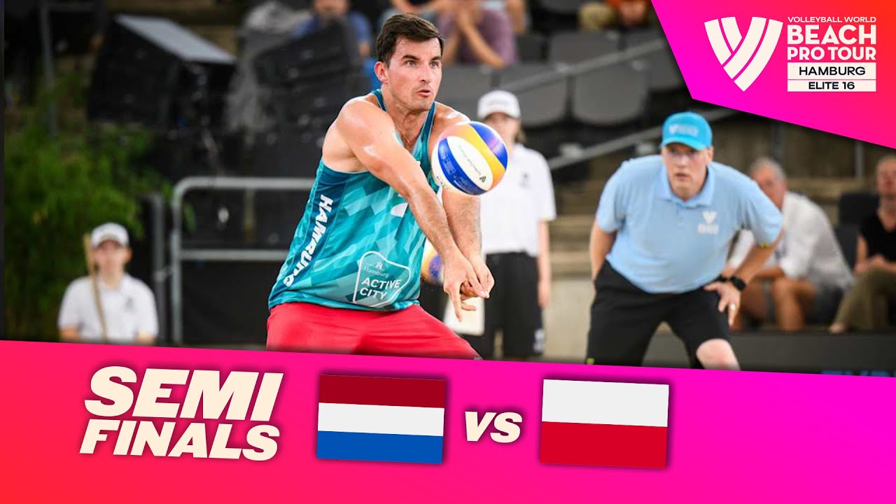 Boermans/de Groot vs. Łosiak/ Bryl - Semi Final Highlights | Hamburg 2025 #BeachProTour