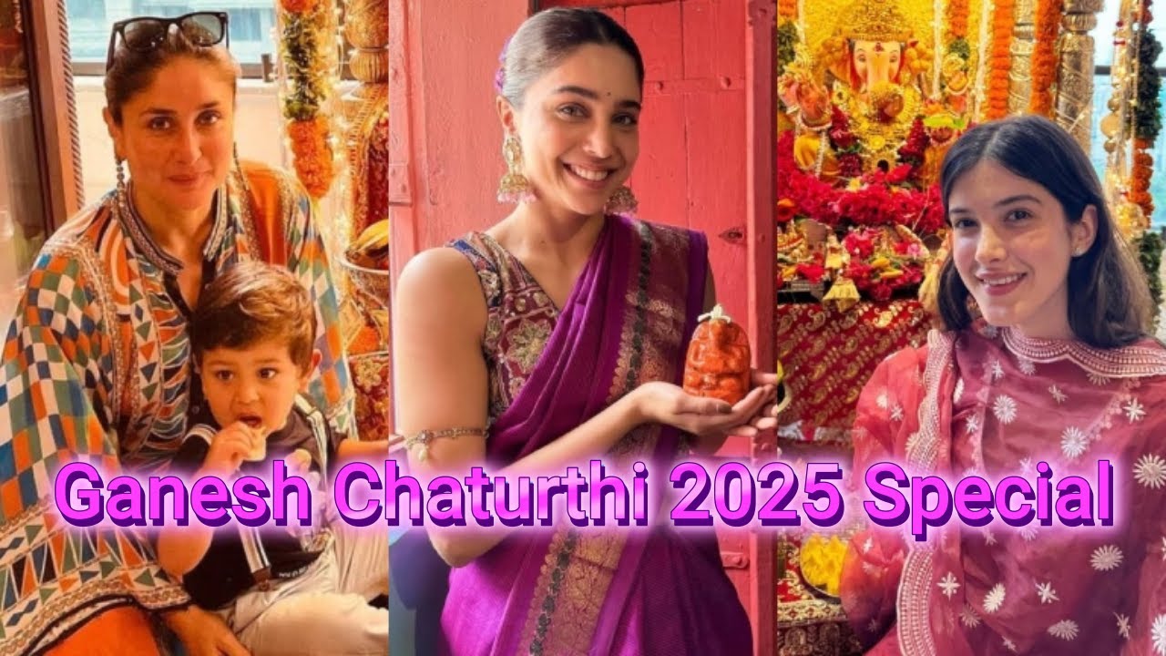 Ganesh Chaturthi 2025 Special: Bollywood Divas Celebrate Bappa in Style