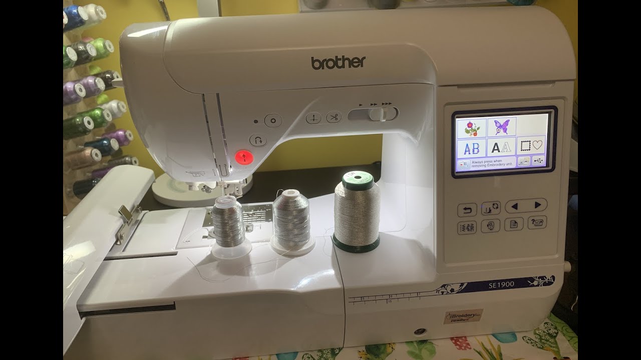 Using Metallic Thread on the Brother SE1900