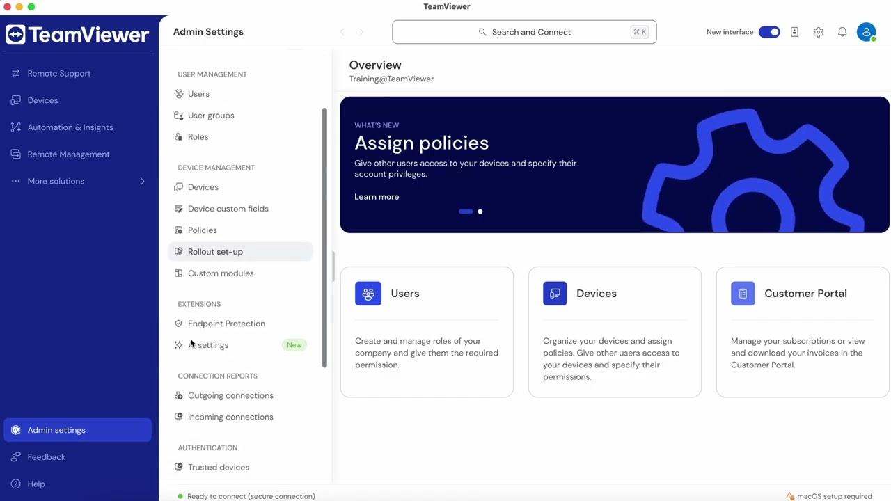 How to export incoming connection reports in TeamViewer