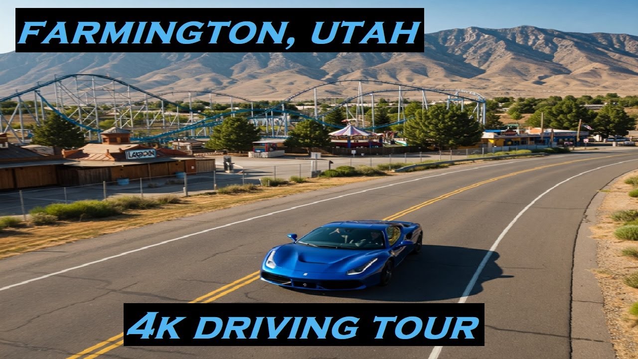 Farmington, Utah | 4k Driving Tour | Dashcam