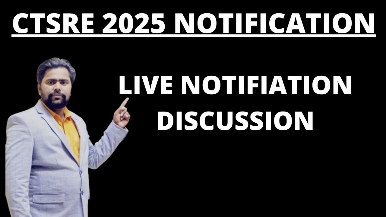 CTSRE 2025 OFFICIAL NOTIFICATION LIVE DISCUSSION | OSSC JE 2025 RECRUITMENT | OSSC JE 2025 VACCANCY