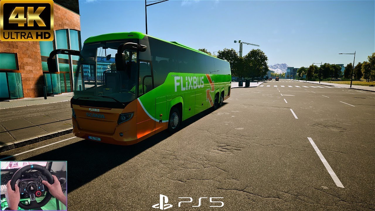 Fernbus Simulator PS5 4K Gameplay | Scenic Drive Through Germany on a Sunny Day