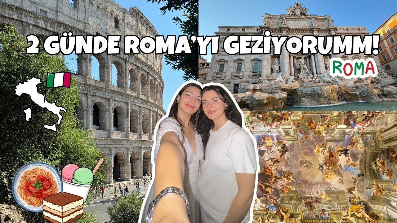Hayallerimin Şehri ROMA’DA 2 tam günüm! Vatikan, Kolezyum, Trevi Çeşmesi, Pantheon, Trastevere…