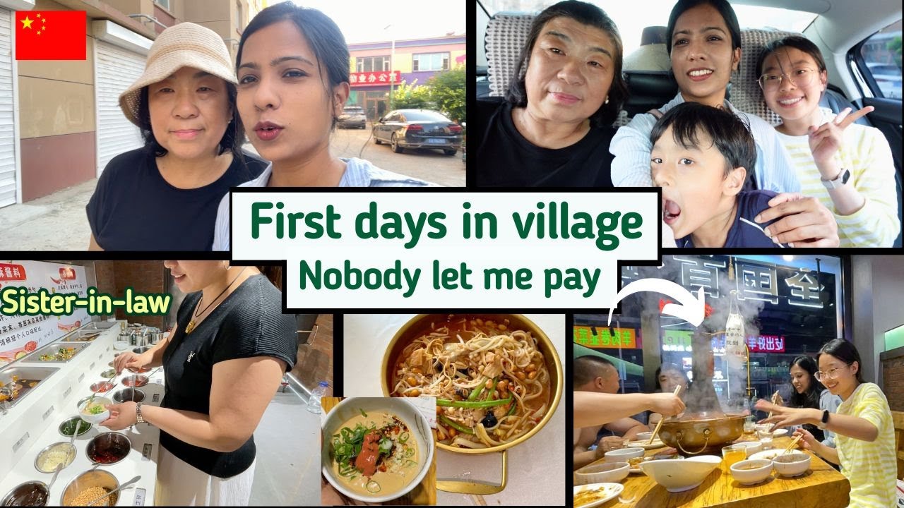 Meeting and eating with relatives in rural China | New house tour
