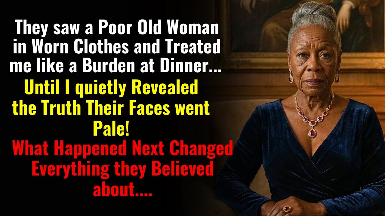 They Assumed I Was a Burden Because I Was Old and Poor — They Were Wrong...