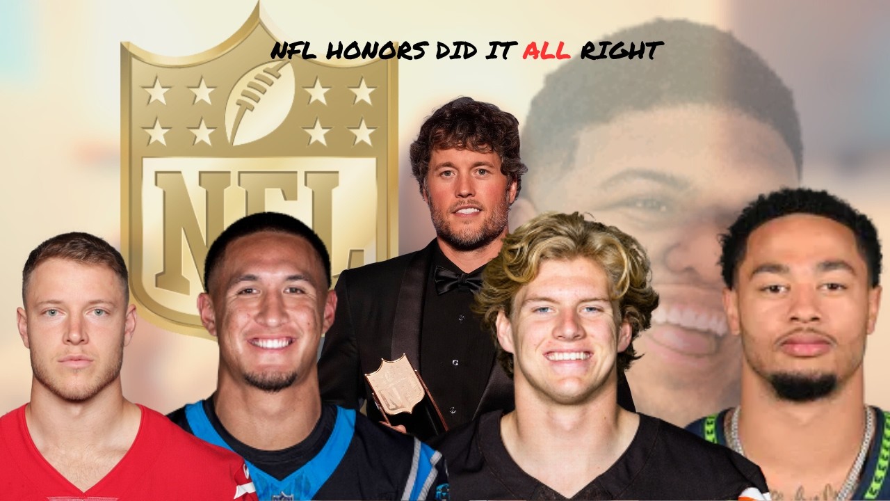 The NFL did the Award Ceremony RIGHT