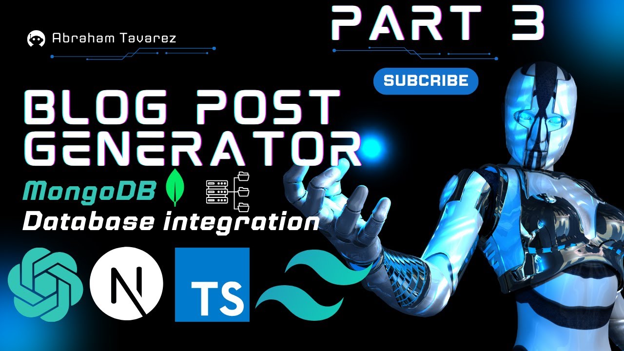 Blog Post Generator App (Part 3) - MongoDB integration