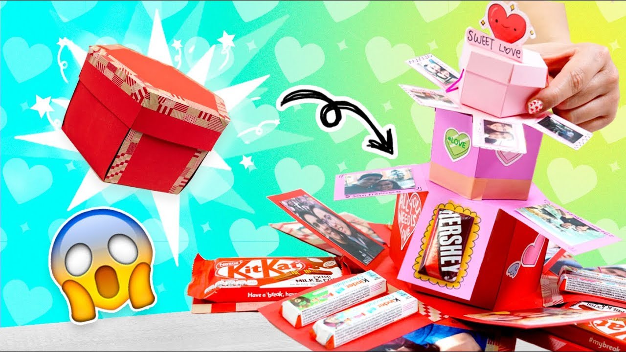 Caja HEXAGONAL Acordeón ¡Regalo SORPRESA para tu novio / mejor amiga! ✄ Craftingeek